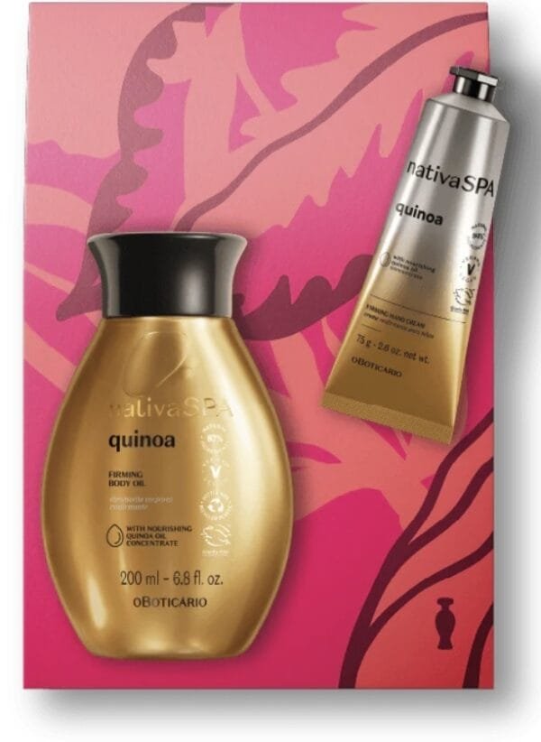 Kit Quinoa Óleo e Creme de mãos