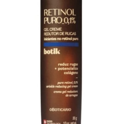 Gel Creme Redutor de Rugas Retinol Puro 0,1% 30gr