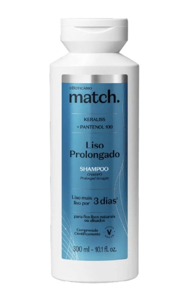 Shampoo Liso Prolongado Match 300ml - Image 1