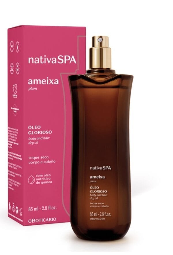 Óleo Glorioso para Corpo e Cabelo Ameixa 85ml