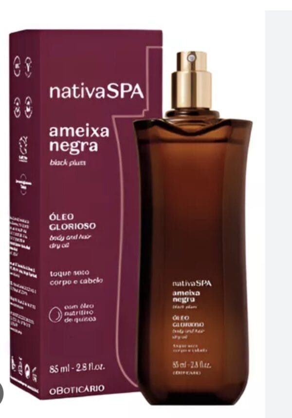 Óleo Glorioso para Corpo e Cabelo  Ameixa Negra 85ml