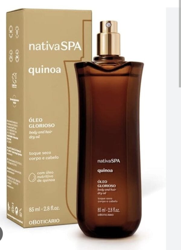 Óleo Glorioso para Corpo e Cabelo  Quinoa 85ml