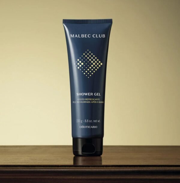 GEL DE BANHO CABELO E CORPO MALBEC CLUB, 250G