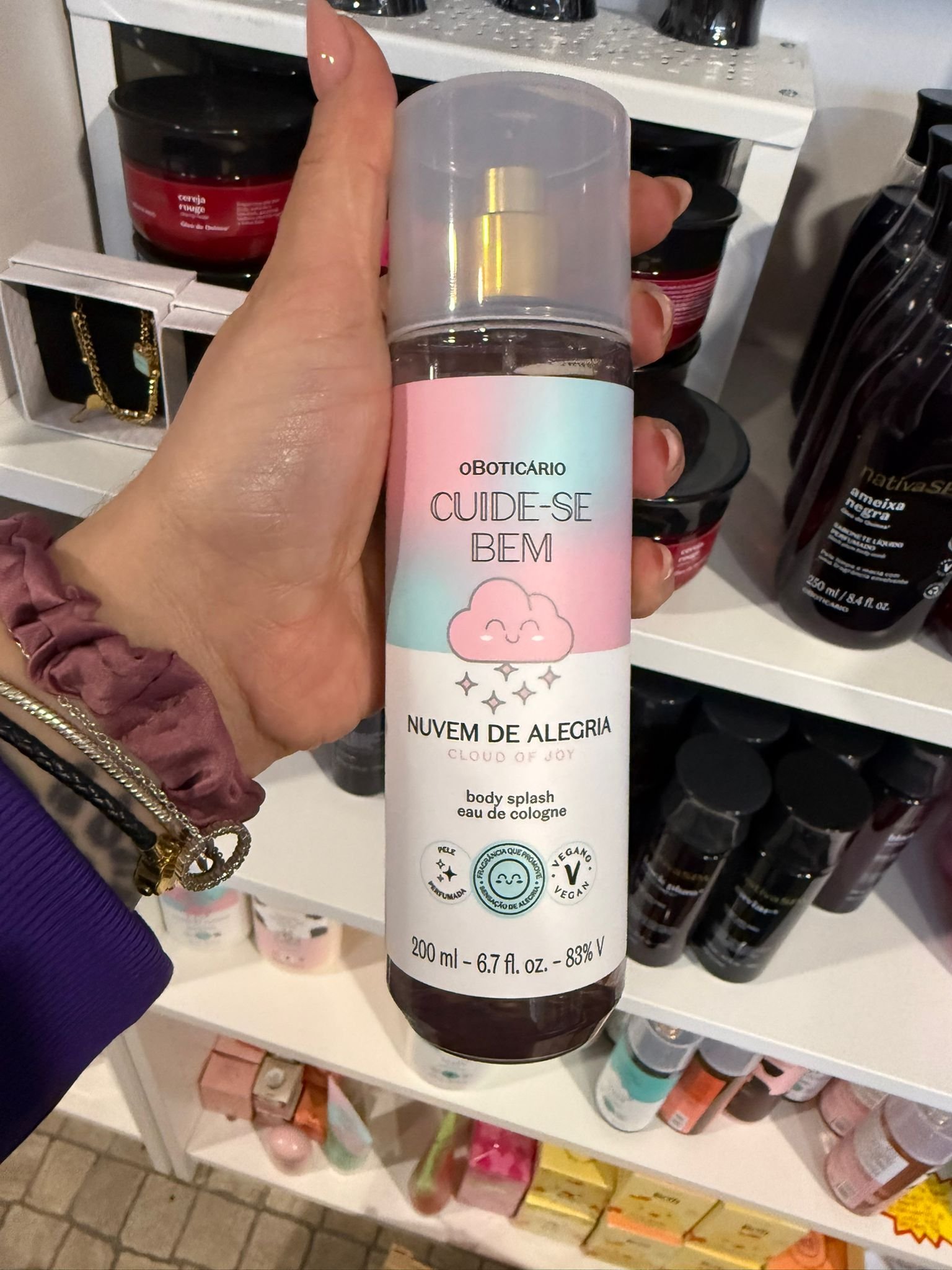 Cuide-se Bem Nuvem de Alegria Body Splash, 200ml - Image 1