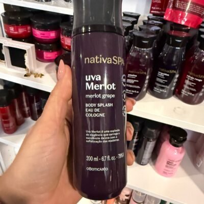 Body Splash Nativa Spa Uva Merlot, 200ml