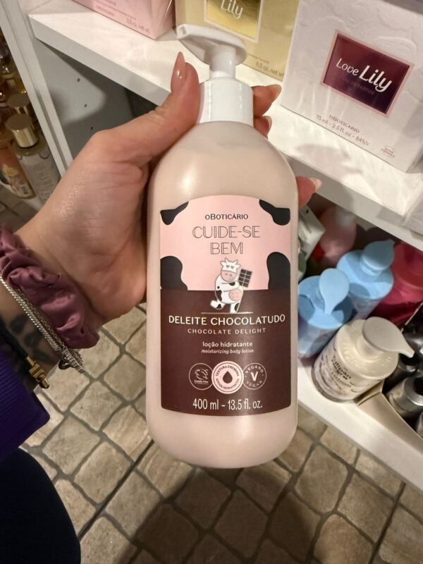 Loção Hidratante Corporal Cuide-se Bem Deleite Chocolatudo 400ml