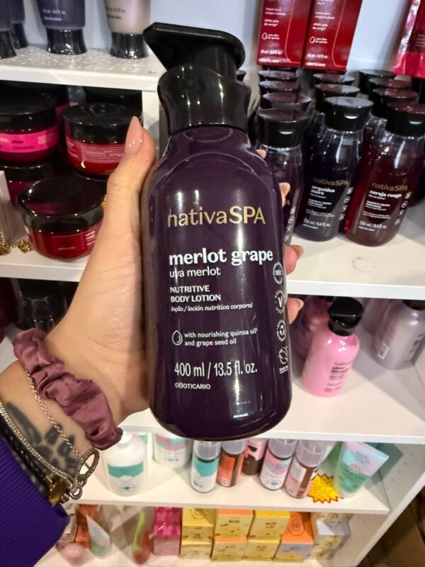 Loção Hidratante Corporal Nativa Spa Uva Merlot 400ml