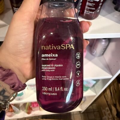 Sabonete Líquido Perfumado Nativa Spa Ameixa, 250ml