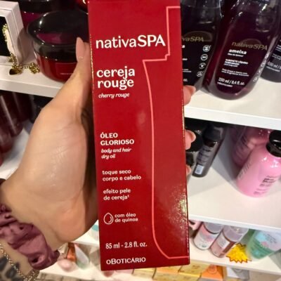 Nativa SPA Óleo Glorioso Cereja Rouge Corpo e Cabelo 85 ml