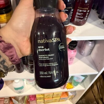 Sabonete Líquido Perfumado Nativa Spa Uva Merlot, 250ml