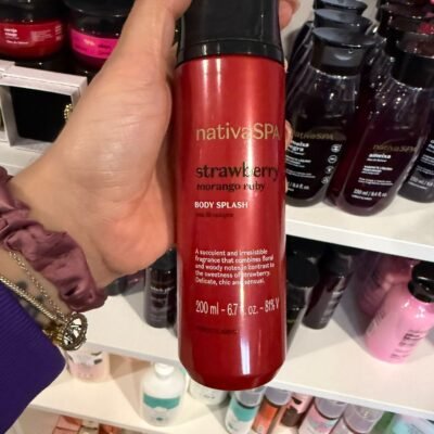 Body Splash Nativa Spa Morango Ruby, 200ml