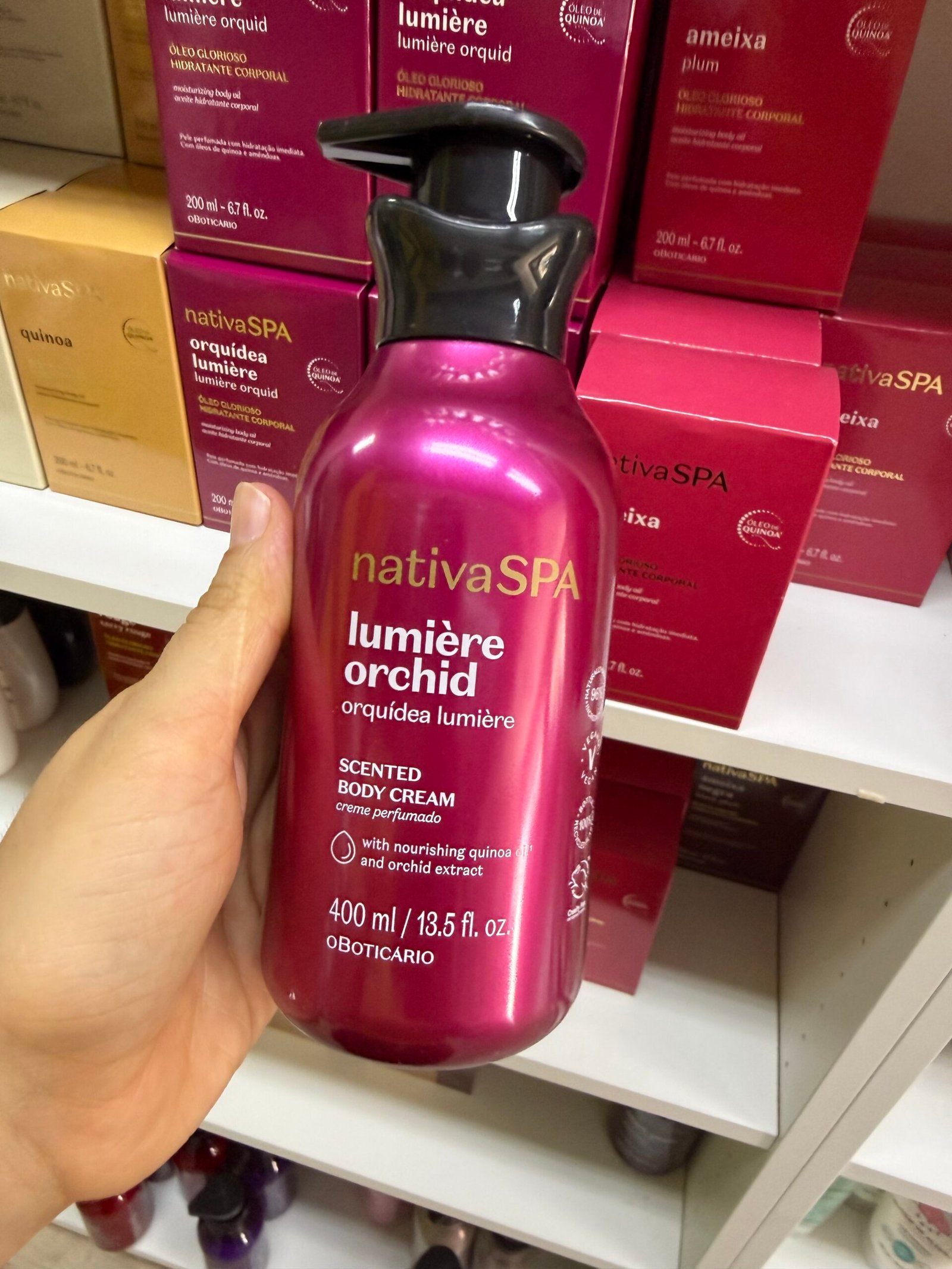 Creme Hidratante Perfumado Nativa SPA Orquídea Lumière - Image 1