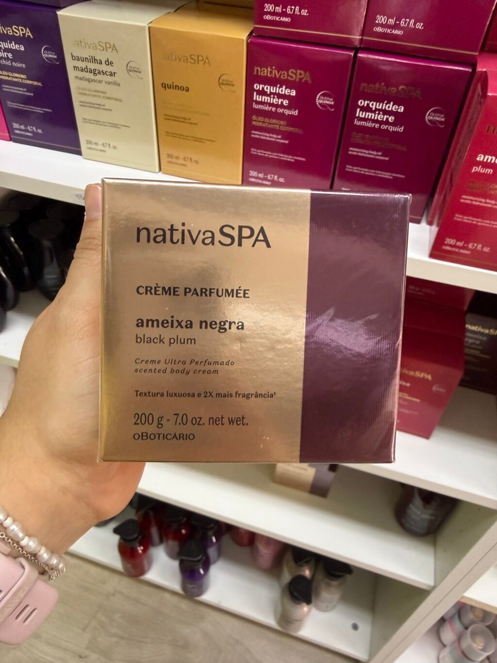 Crème Parfumée Nativa SPA Ameixa Negra